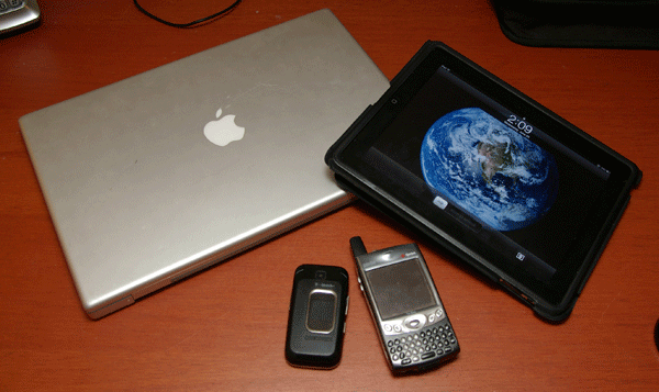 Stack of Obsolete Tech Items