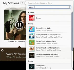 Adding A Station In iTunes Radio
