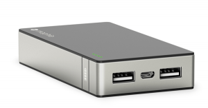 Ports on the Mophie powerstation duo