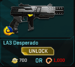 An example of a different game weapon in Planetside 2