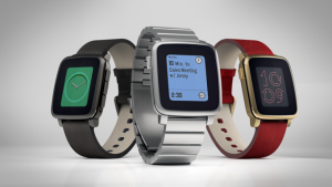 Pebble Time Steel Smartwatch