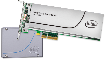 SSD 750 Card and Drive