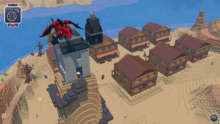 how to get the dragon in lego worlds