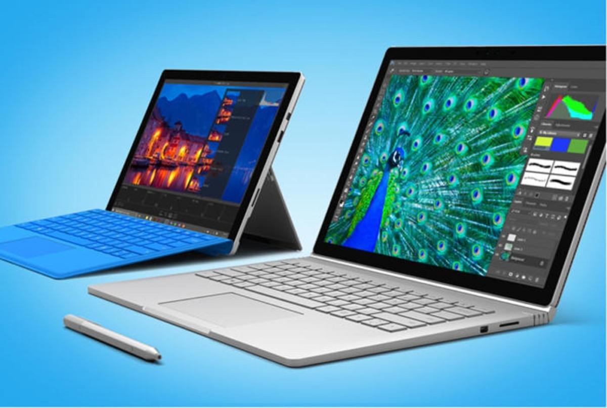 Surface Book and Surface Pro 4